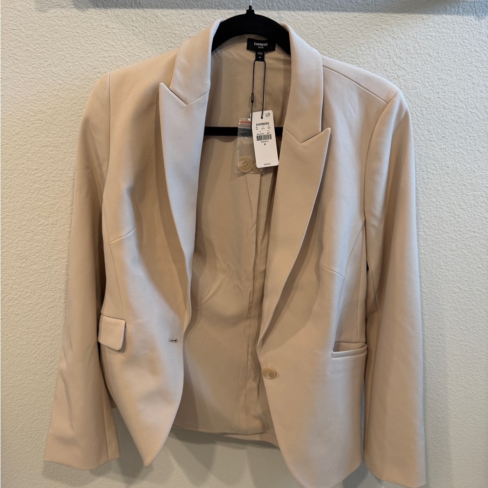Express Beige Women's Blazer